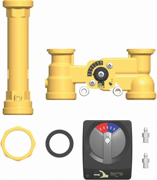 PAW Umbausatz K31 auf K32 DN 25 Mischer, Rücklaufrohr, Stellmotor, Dichtung