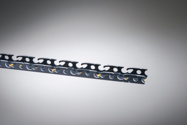 EMPUR PUR-THERM Clippschiene für Rohr d=8-12mm Länge 2m mit Klebestreifen, RA 50mm