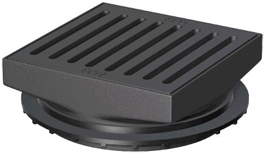 ACO Aufsatzstück GE L 15 weiß epoxiert lose eingelegt