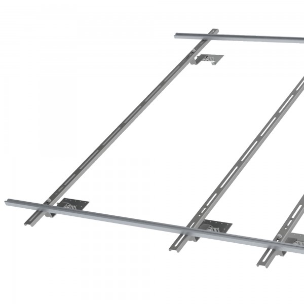 Aufdachmontageset für Plus2,86W Z für 1 Kollektor