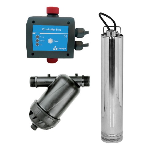 ewuaqua iWater TopPress 3-60 plus 4" Tauchdruckpumpe Kombipaket