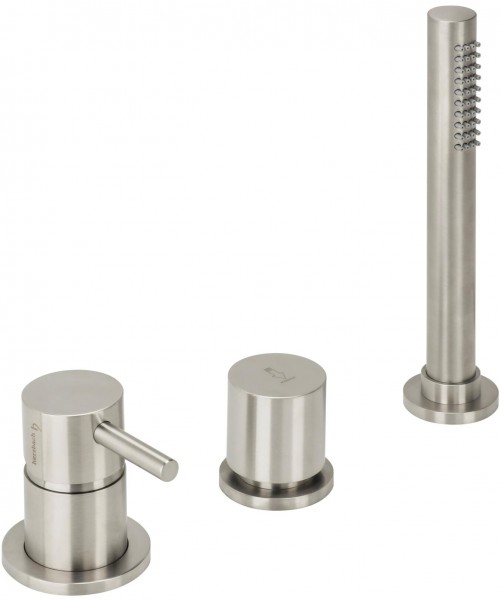 Herzbach Dreilochbatterie DESIGN iX f Wanne ohne Auslauf ES gebü