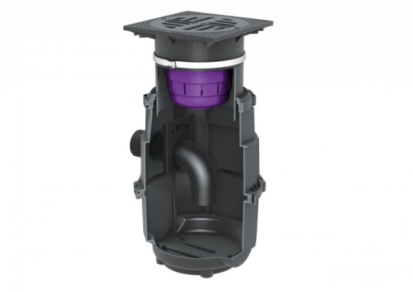 KESSEL Hofablauf System 400, DN 100, B, Tauchbogen