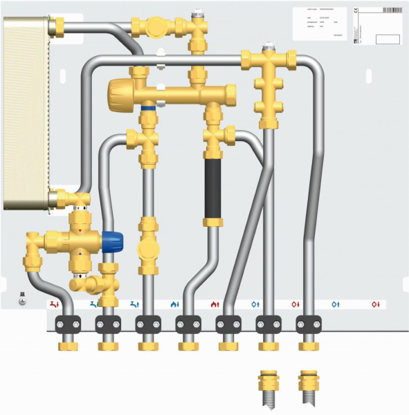 PAW HomeBloC Basic WF WT 32 beschichtet gem, PM Regl 16 l/min TWW-Mischventil