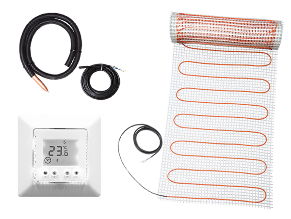 Technotherm WFK 2.0 elektrische Fußbodenheizung Heizmatten Set 160W/qm